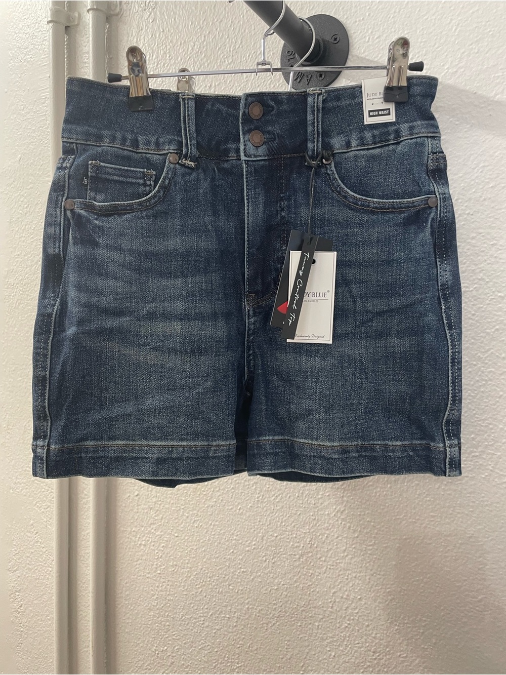 Judy Blue Tummy Control Slim Denim Shorts